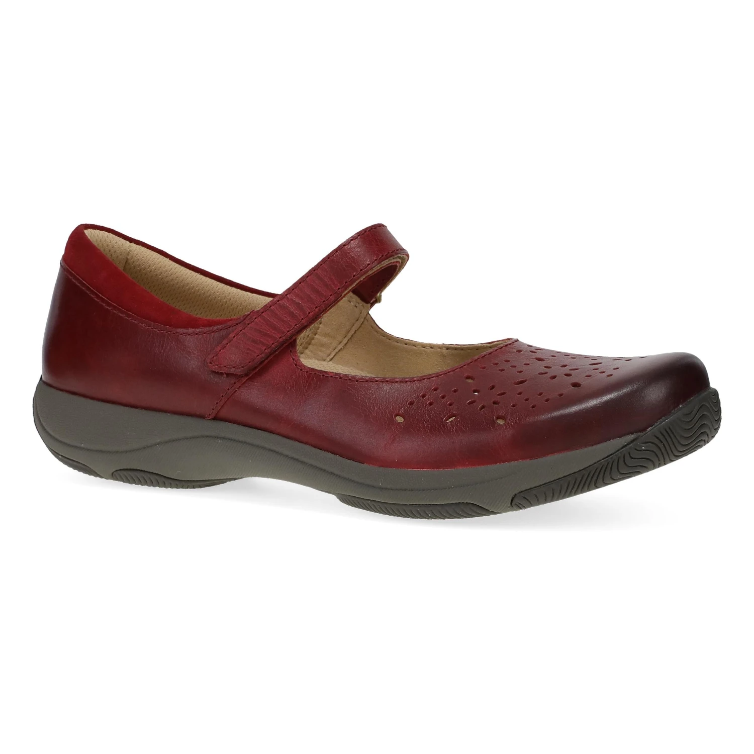Dansko Stacy Red Waxy Burnished 1 Dansko Stacy Red Waxy Burnished