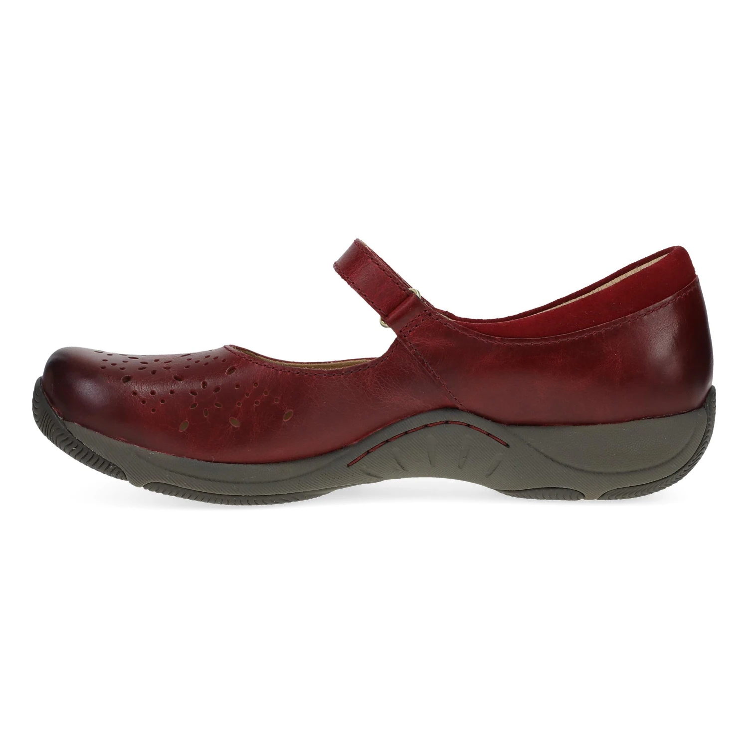 Dansko Stacy Red Waxy Burnished 3 Dansko Stacy Red Waxy Burnished - Image 3