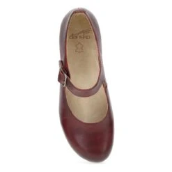 Dansko Lilah Red Waxy Burnished -Dansko Store 2216041400 VIT