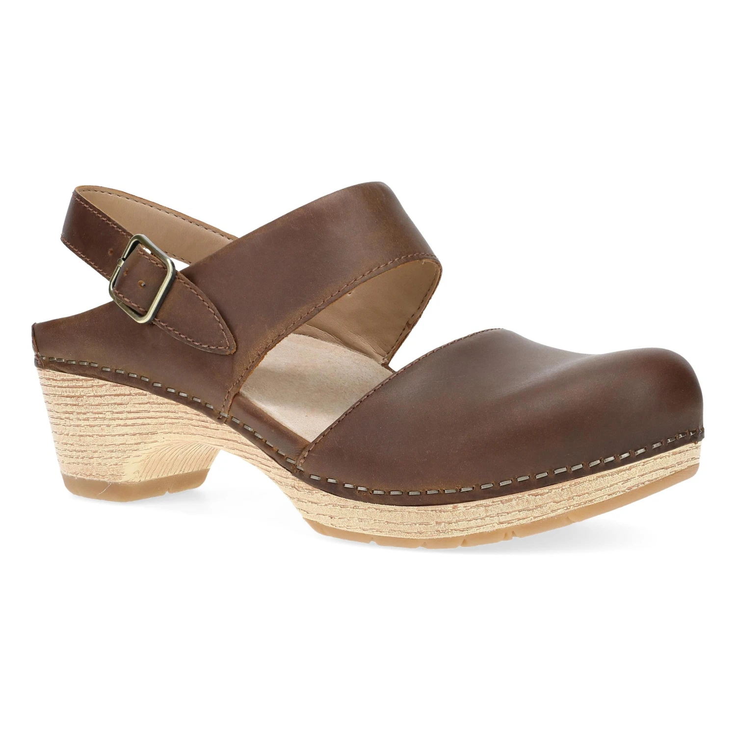 Dansko Lucia Tan Oiled Pull Up 1 Dansko Lucia Tan Oiled Pull Up