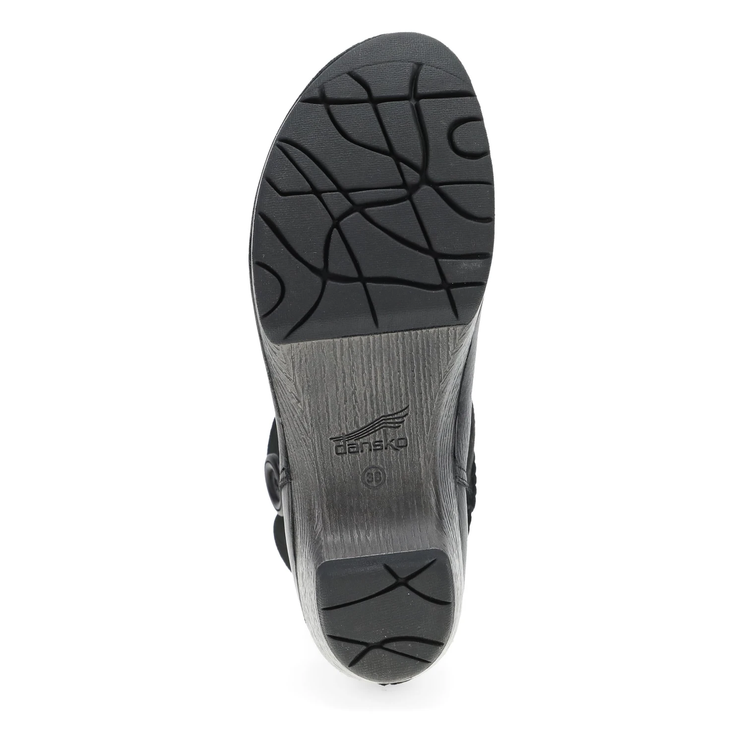 Dansko Lillith Black Waxy Milled 7 Dansko Lillith Black Waxy Milled - Image 7