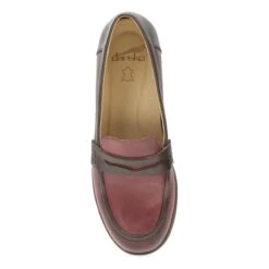 Dansko Danica Plum/Chocolate Waterproof Burnished -Dansko Store 2934592300 VIT