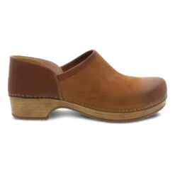 Dansko Brenna Tan Burnished Suede -Dansko Store 9431151600 VIS