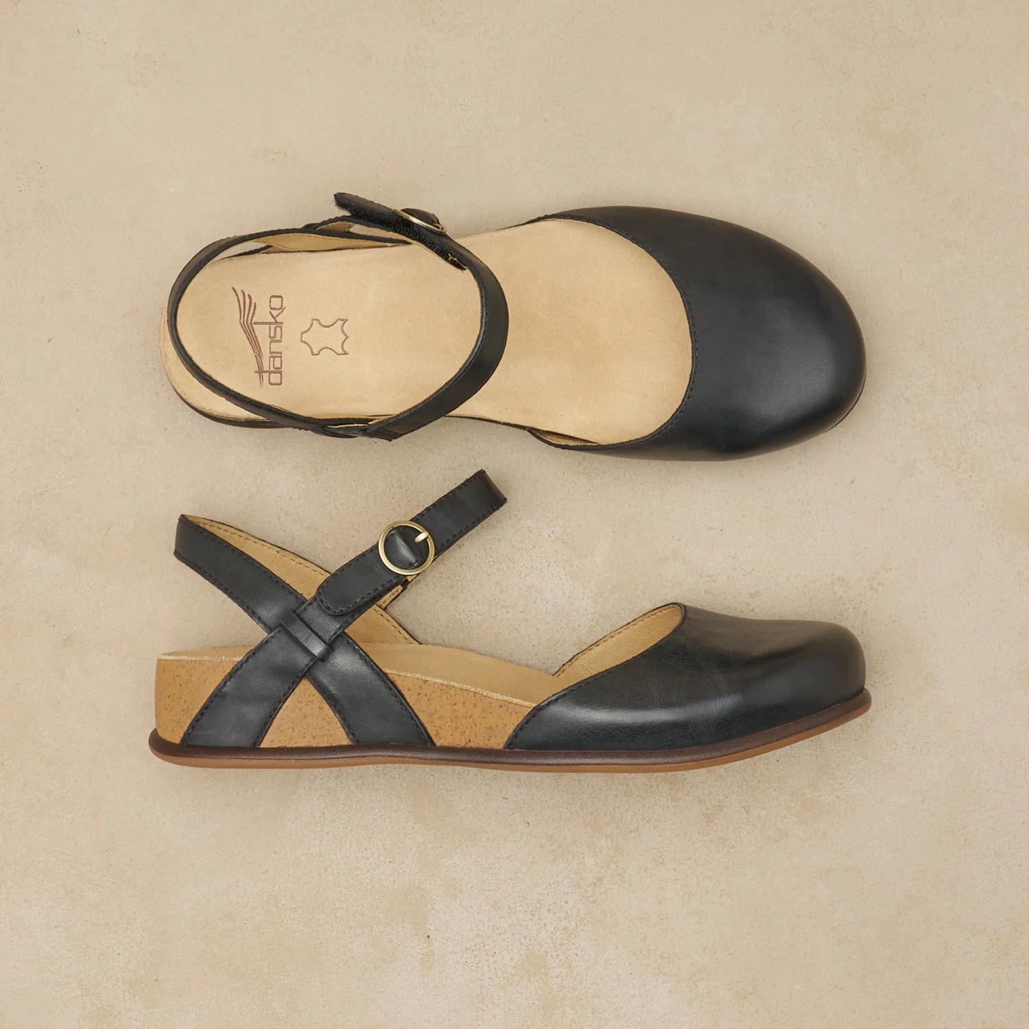 Dansko Christine Black Burnished Nappa 2 Dansko Christine Black Burnished Nappa - Image 2